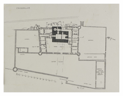 Craigmillar Castle plans