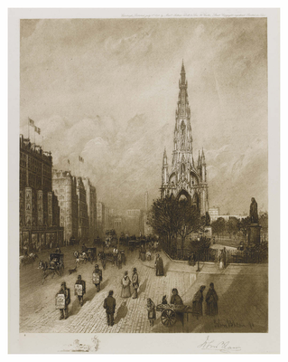 The Scott Monument and Princes Street