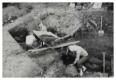 Roman Cramond - excavation work in progress