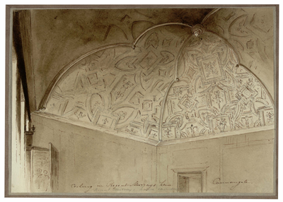 Ceiling in Regent Murray's House, Canongate