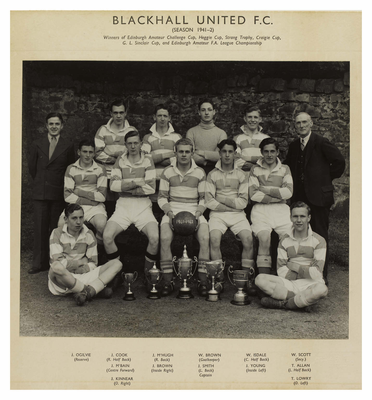 Blackhall United Football Club (season 1941-2)