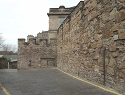 Flodden Wall at the top of the Vennel, Edinburgh