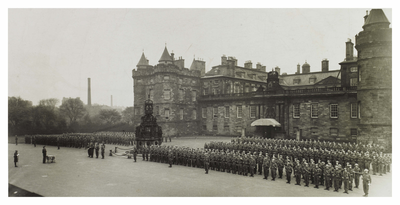 4th batallion, Edinburgh Home Guard, at Holyroodhouse