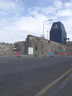 Demolition of Fountainbridge Brewery