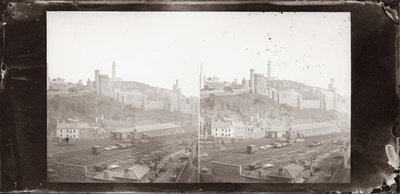 Calton Hill and the railway yards