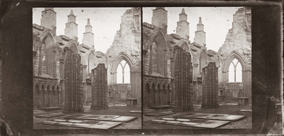 Holyrood Abbey, nave, looking towards east window