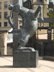 Statue at Rutland Court, Edinburgh