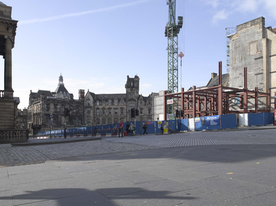 Construction work, site of Lothian Regional Council HQ