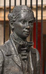 Statue of Robert Fergusson, Canongate Kirk, Edinburgh