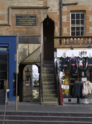 Entrance to Lady Stairs Close, High Street, Edinburgh