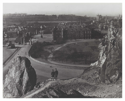 Palace of Holyroodhouse from Salisbury Crags