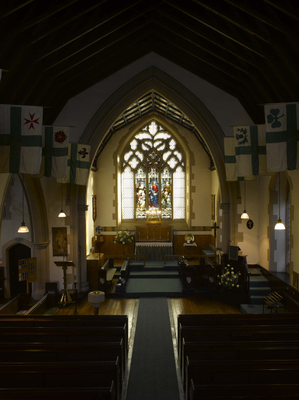 Interior of St Vincent's Chapel