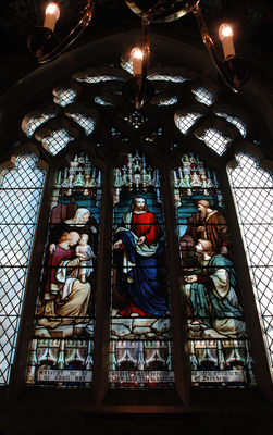 Stained glass window, St Vincent's Chapel, Edinburgh
