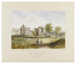 Old Castle of Powrie, Forfarshire