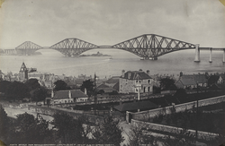 Forth Bridge from above Queensferry