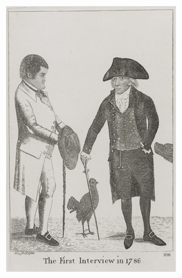 The first interview in 1786 (Smith and Deacon Brodie)