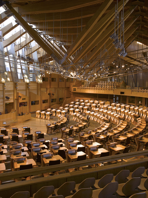 Debating chambers, Scottish Parliament, Holyrood