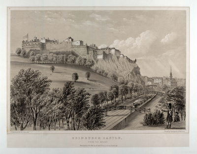 Edinburgh Castle from the Mound