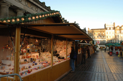 German Market near Princes Street, Edinburgh