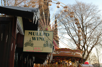 Mulled wine stall, Winter Wonderland Festival