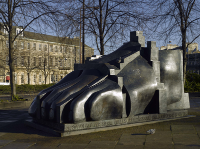 Eduardo Paolozzi sculpture, Picardy Place, Edinburgh