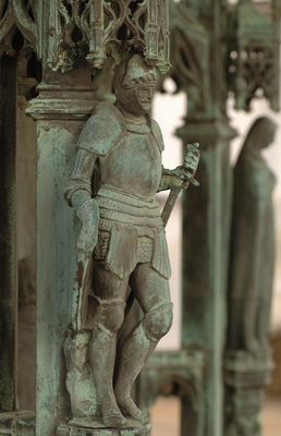 Figure on the statue of the 5th Duke of Buccleuch
