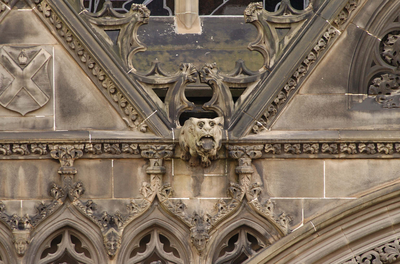 Architectural detail of St Giles Kirk, Edinburgh