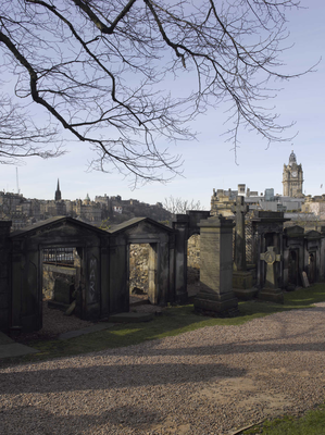 View from Old Calton Burial Ground 