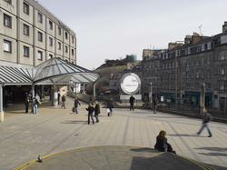 The St James Centre and Leith Street, Edinburgh