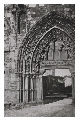 Holyrood Abbey Church, the west doorway
