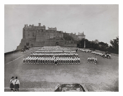 The Castle Yard, Edinburgh (the famous Black Watch)