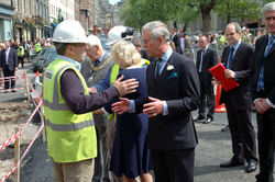 The Duke and Duchess of Rothesay visit Dance Base