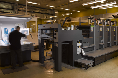 Four colour Heidelberg Printing Press