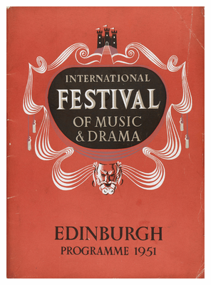 Edinburgh International Festival programme, 1951