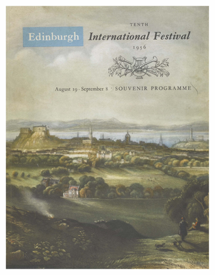 Edinburgh International Festival programme, 1956