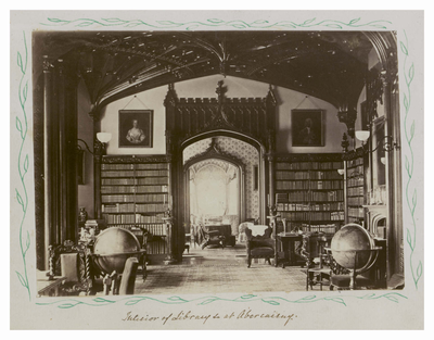 Interior of the Library at Abercairny