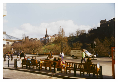 Princes Street and Old Town from Castle Street