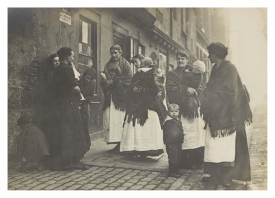 Group of women and small children, Canongate