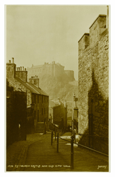 Edinburgh Castle and the old city wall