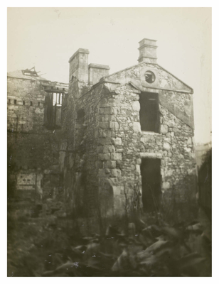 Ruins of Canonmills House, (destroyed by fire)