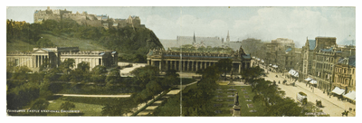 Edinburgh Castle and National Galleries