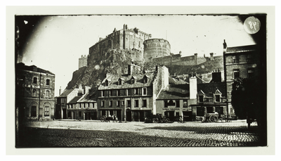 Castle from Grassmarket