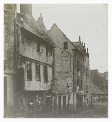 Canongate, houses at north side at foot
