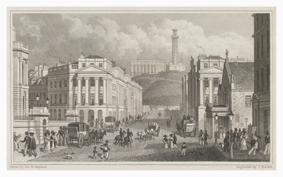 Waterloo Place, the National & Nelson's Monuments