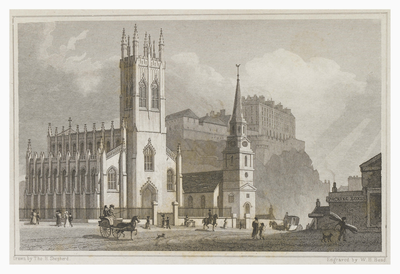 St John's Chapel, St Cuthbert's Church and new barracks