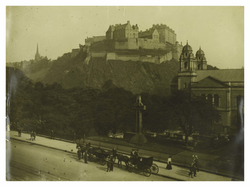 Castle from the west end of Princes Street