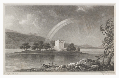 Loch Leven Castle, from Kinros
