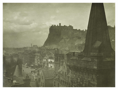 Edinburgh Castle from the Cowgate