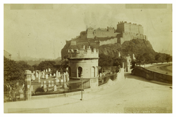 Edinburgh Castle from Lothian Road