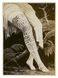 "Leg of Vaitepu with tattooing", p.31